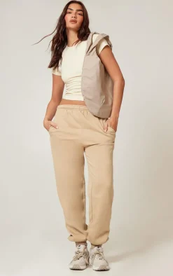 Sand Sweat Cuffed High Waist Sweatpants