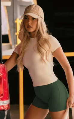 Sea Green Snatched Sculpt Mini Shorts