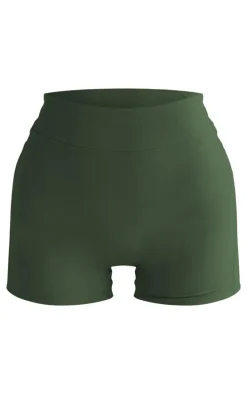 Sea Green Snatched Sculpt Mini Shorts