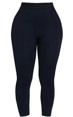 Shape Black Branded Gym Leggings