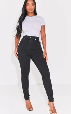 Shape Black Disco Skinny Jeans