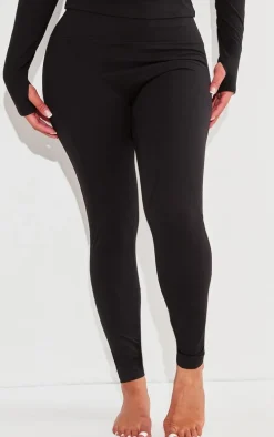Shape Black Sculpted Seam Detail High Waist Leggings