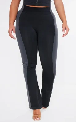 Shape Black Seamless Contrast High Waist Leggings