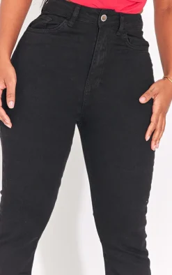 Shape Black Stretch Denim Flared Jeans
