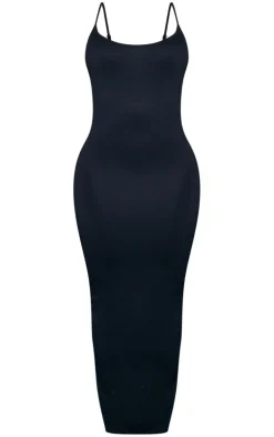 Shape Black Stretch Seamless Strappy Maxi Dress