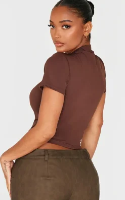 Shape Chocolate Sculpt Long Line T-shirt