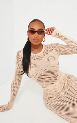 Shape Cream Knit Body Print Bodysuit