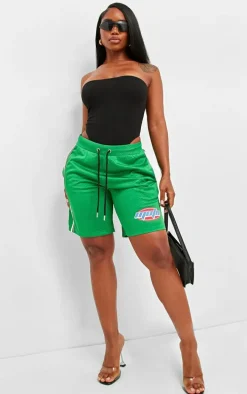 Shape Green Moto Basketball Shorts