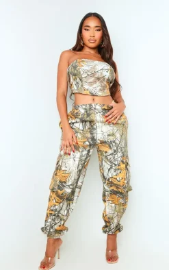 Shape Grey Forest Camo Sweat Oversized Sweatpants