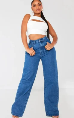 Shape Indigo Wide Leg Jeans