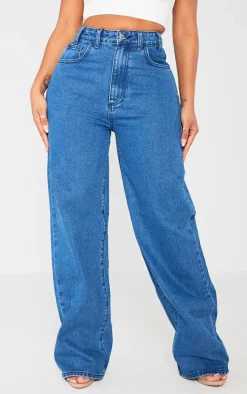 Shape Indigo Wide Leg Jeans