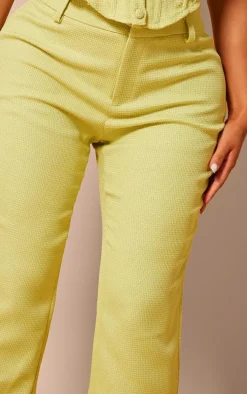 Shape Lime Woven High Waist Pants