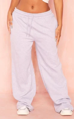 Shape Marl Grey Baggy Low Rise Sweatpants