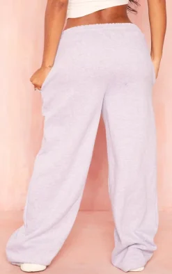 Shape Marl Grey Baggy Low Rise Sweatpants