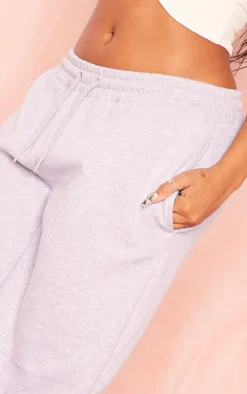 Shape Marl Grey Baggy Low Rise Sweatpants