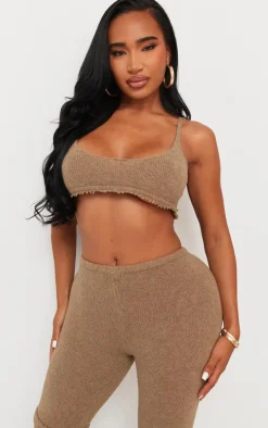 Shape Mocha Knit Extreme Crop Bralet