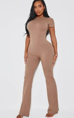 Shape Mocha Sculpted Short Sleeve Jumpsuit