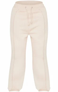 Shape Natural Stone Binded High Waist Wide Leg Sweatpants