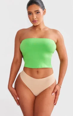 Shape Neon Lime Sculpted Longline Bandeau