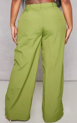 Shape Olive Lightweight Parachute Wide Leg Pants