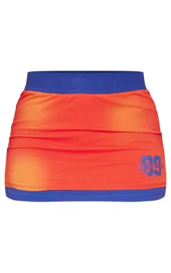 Shape Orange New York Mini Skirt