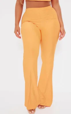 Shape Orange Slinky Low Rise Flared Pants