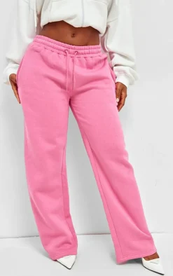 Shape Pink Body Bum Printed Low Rise Wide Leg Sweatpants