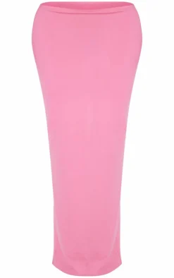 Shape Pink Sculpted Low Rise Maxi Skirt