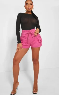 Shape Pink Woven Pocket Shorts