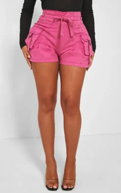 Shape Pink Woven Pocket Shorts