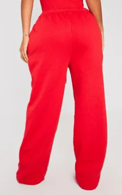 Shape Red Sweat Wide Leg Sweatpants