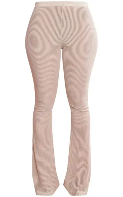 Shape Sand Sheer Rib Flare Pants