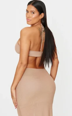 Shape Stone Glitter Bralette