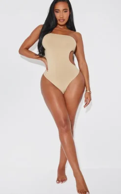 Shape Stone Seamless Open Back Bandeau Bodysuit