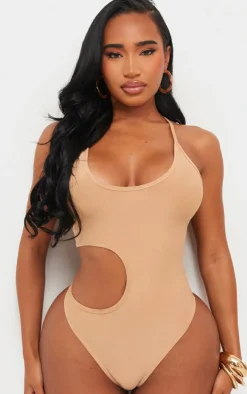 Shape Stone Slinky Cut Out Bodysuit