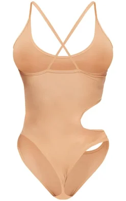 Shape Stone Slinky Cut Out Bodysuit