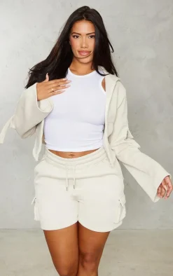 Shape Stone Sweat Pocket Detail Shorts