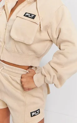 Shape Stone Washed Pocket Detail Shorts