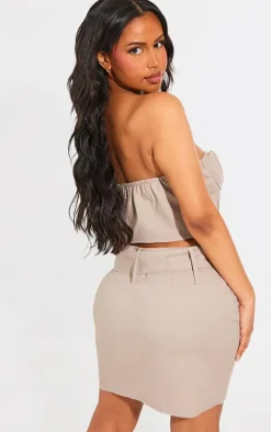 Shape Stone Woven Boning Bandeau Corset