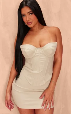 Shape Stone Woven Mini Skirt