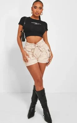 Shape Stone Woven Pocket Shorts