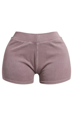 Shape Taupe Rib Hot Pants