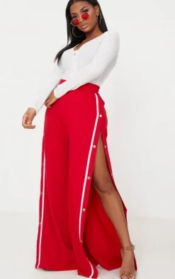 Shape White Button Detail Long Sleeve Ribbed Bodysuit