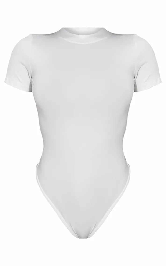Shape White Sculpted Short Sleeve Bodysuit