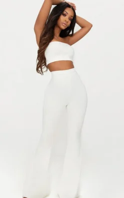 Shape White Slinky Bandeau Top