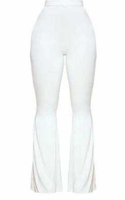 Shape White Slinky Flared Pants