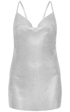 Silver Chainmail Mini Dress
