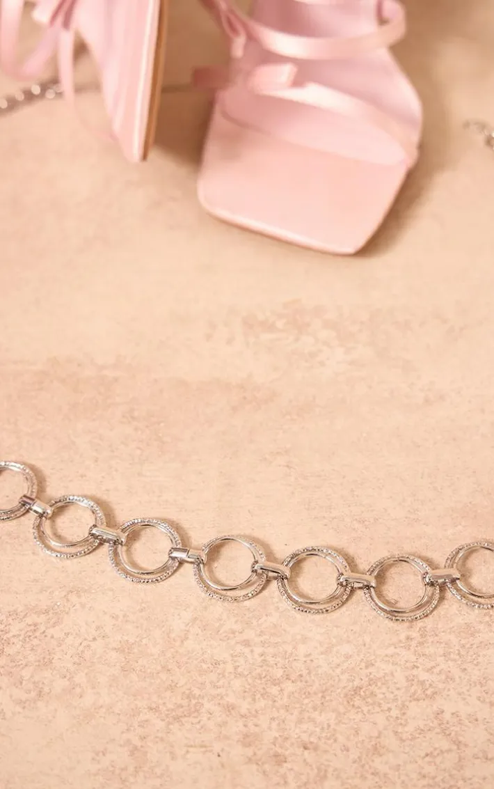 Silver Disk Belly Chain