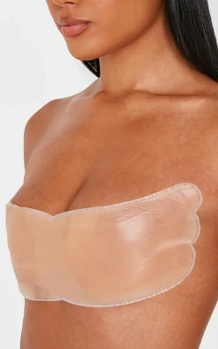 Stick On Winged Black Bra