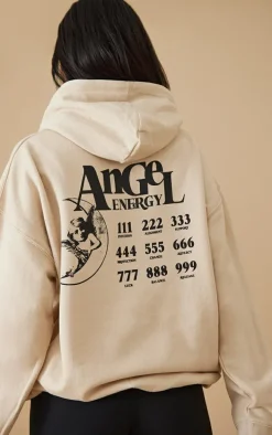 Stone Angel Energy Back Print Hoodie